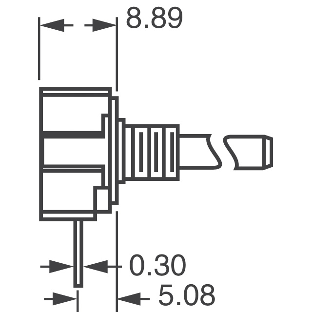 53AAA-B24-D15L Bourns Inc.  Rotary Potentiometers Rheostats